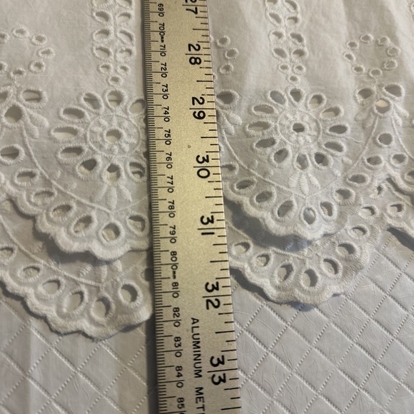 BCBG Generation Sleeveless White Dress Lined Eyelet Hem Size XS Yatch, Coastal, - Picture 15 of 16